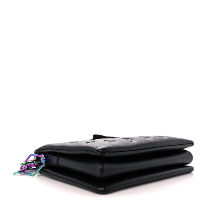 Louis Vuitton Lambskin Embossed Monogram LV Ski Coussin PM Black Multicolor 4 of 12