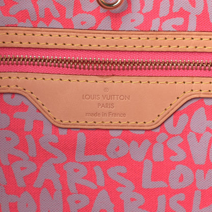 Louis Vuitton Monogram Graffiti Neverfull GM Fuchsia 6 of 10