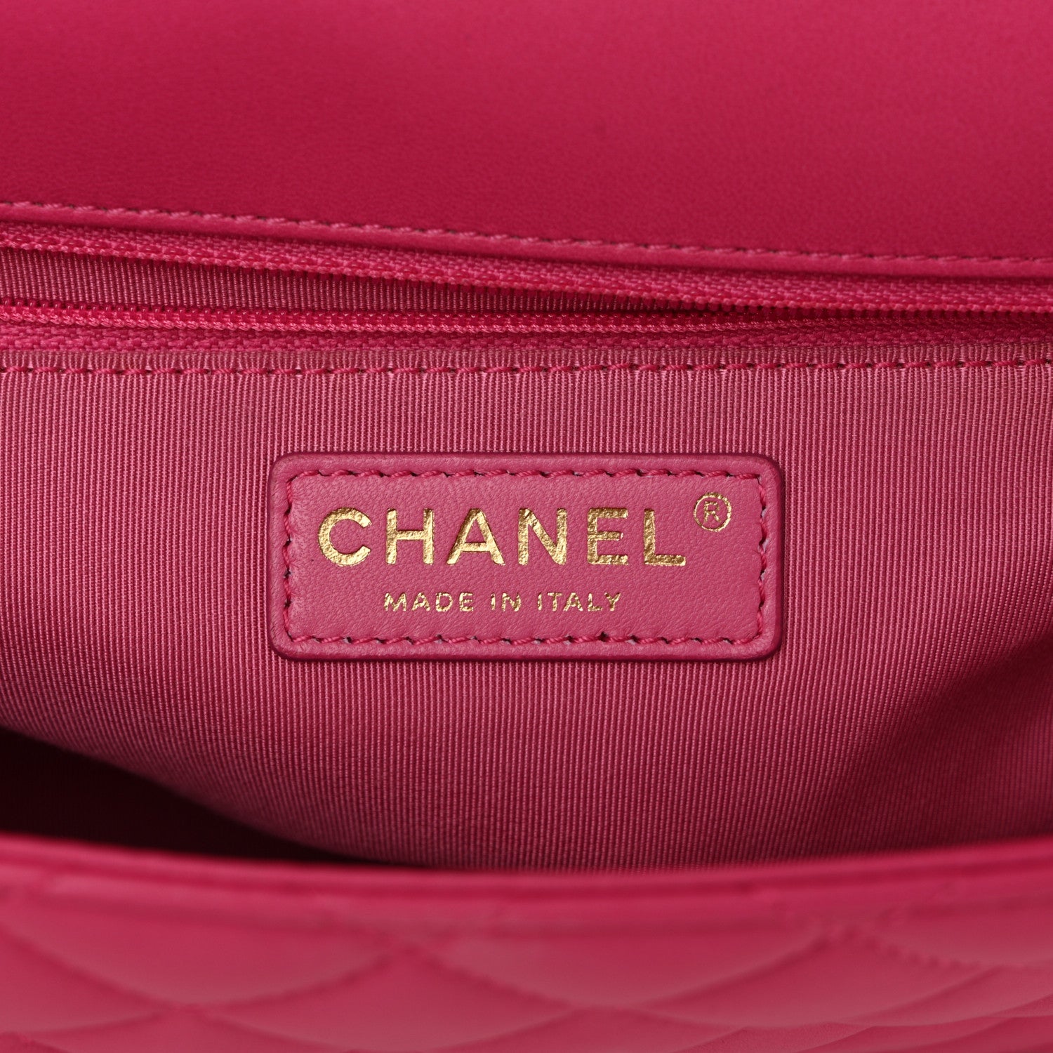 Chanel Lambskin Quilted Medium Mademoiselle Chic Flap Fuchsia 6 of 14