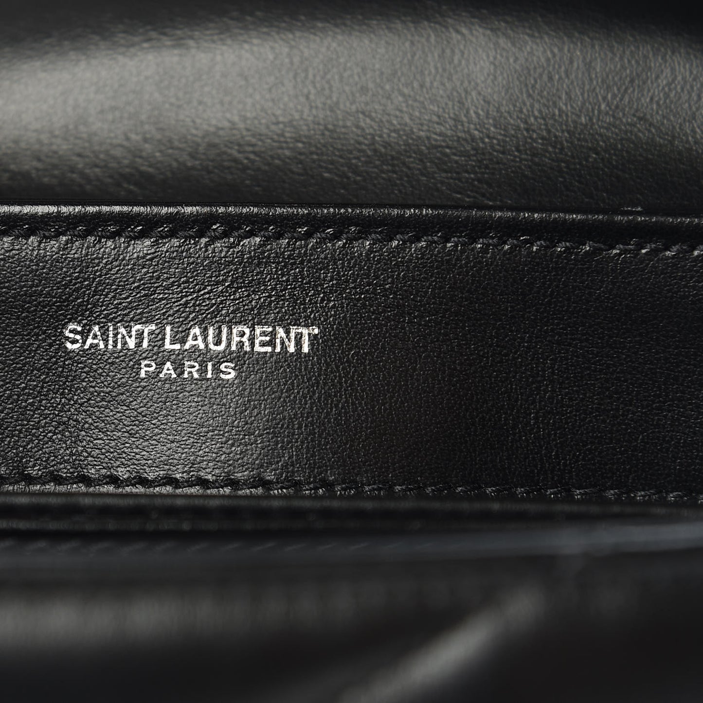 Calfskin Y Quilted Monogram Toy Loulou Crossbody Bag Black