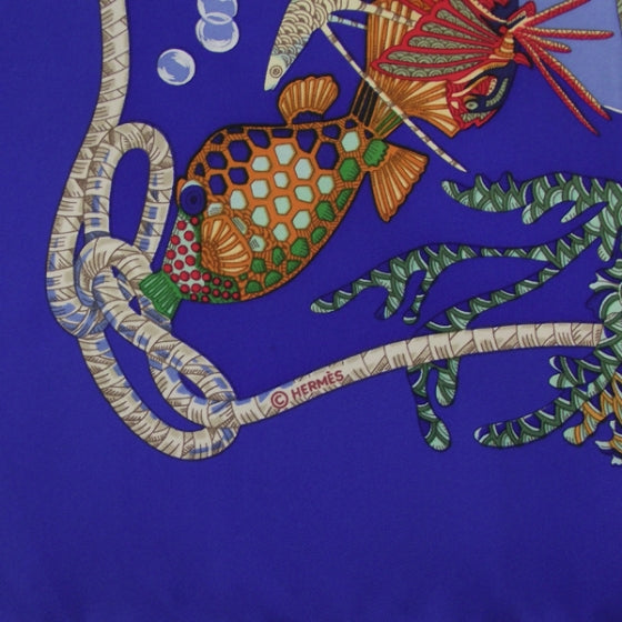 Silk Grand Fonds Scarf 90