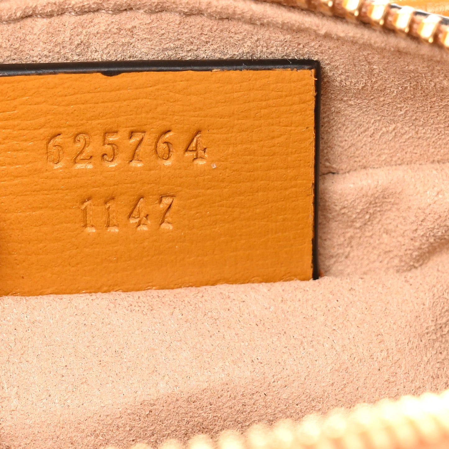 GG Supreme Monogram Textured Calfskin Retro Interlocking G Travel Pouch Beige Yellow