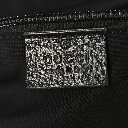 Gucci GG Monogram Web Large Collapsible Carry On Duffle Bag Black 5 of 11