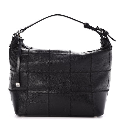 Chanel Caviar Square Stitched Hobo Black 1 of 7