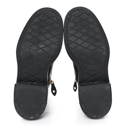 Louis Vuitton Calfskin Territory Flat Ranger Boots 38 Black 5 of 10