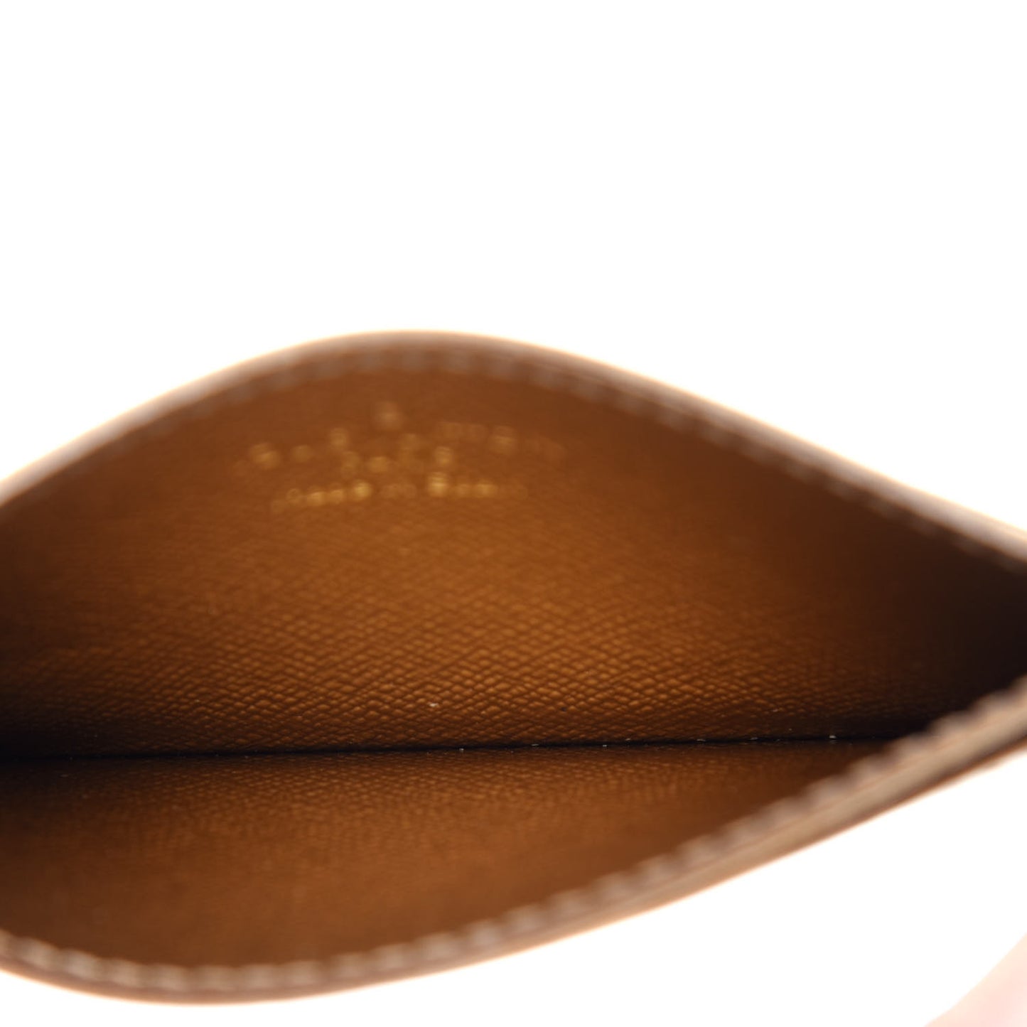 Epi Card Holder Gold