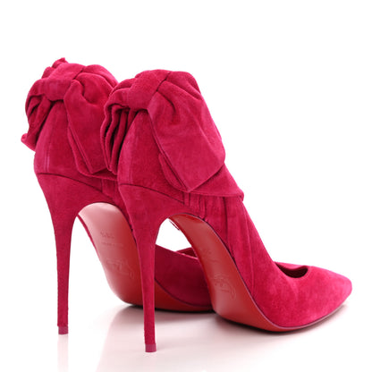 Christian Louboutin Suede Rabakate 100 Pumps 38.5 Bomba 4 of 8