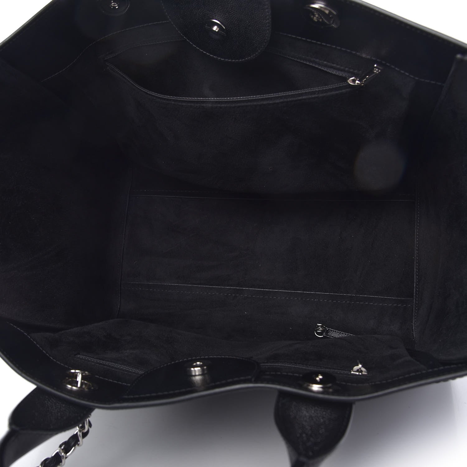 Chanel Caviar Medium Studded Deauville Tote Black 5 of 10