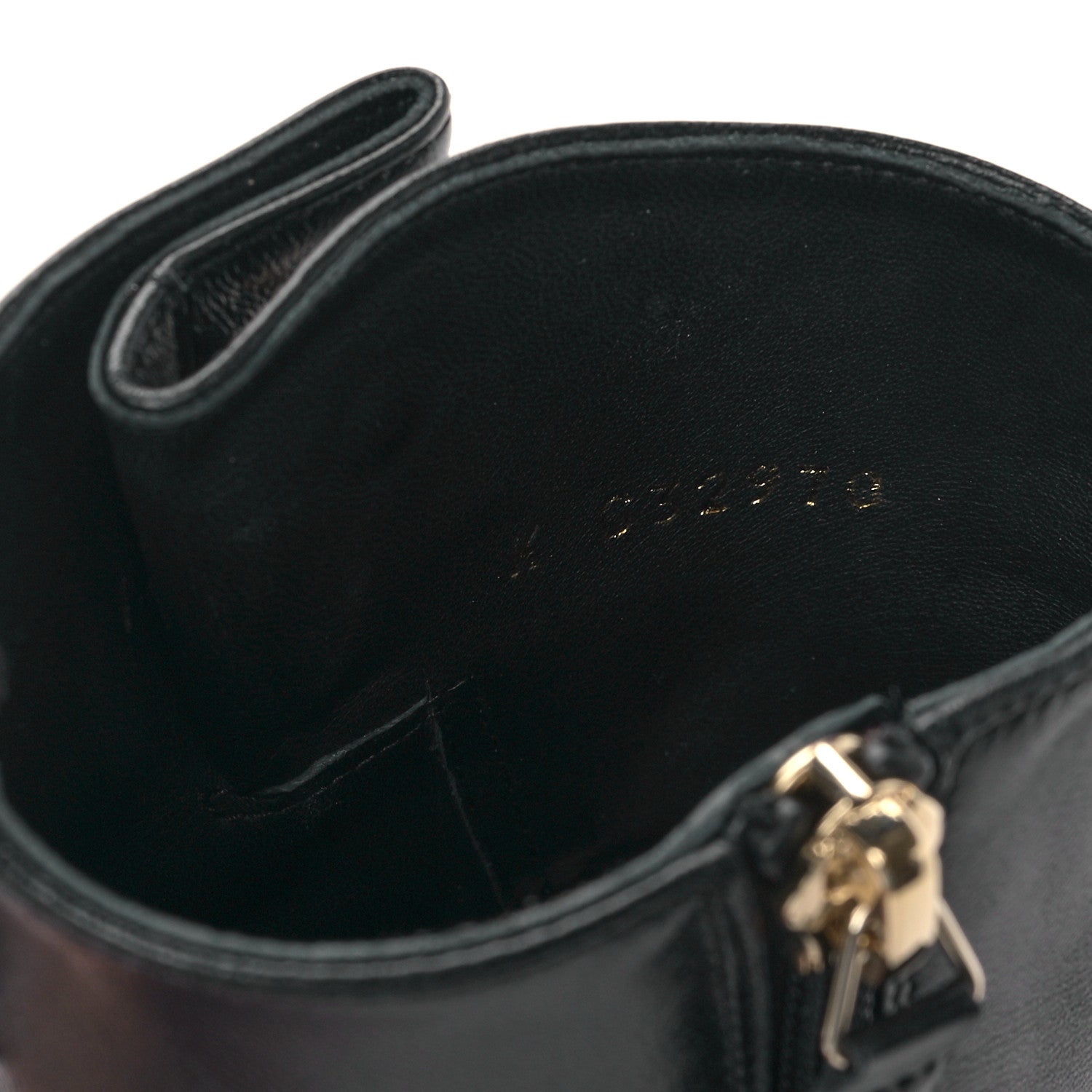 Chanel Lambskin Pearl Short Boots 35 Black Gold 8 of 9
