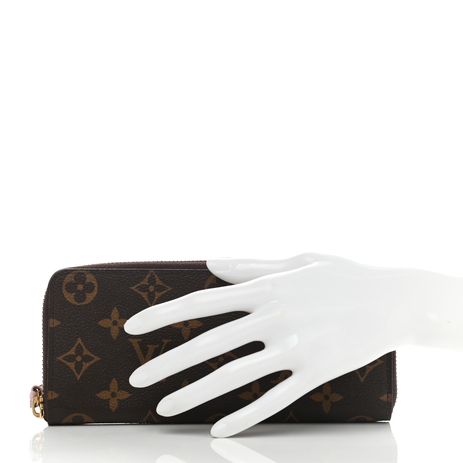 Louis Vuitton Monogram Clemence Wallet Rose Ballerine 2 of 10