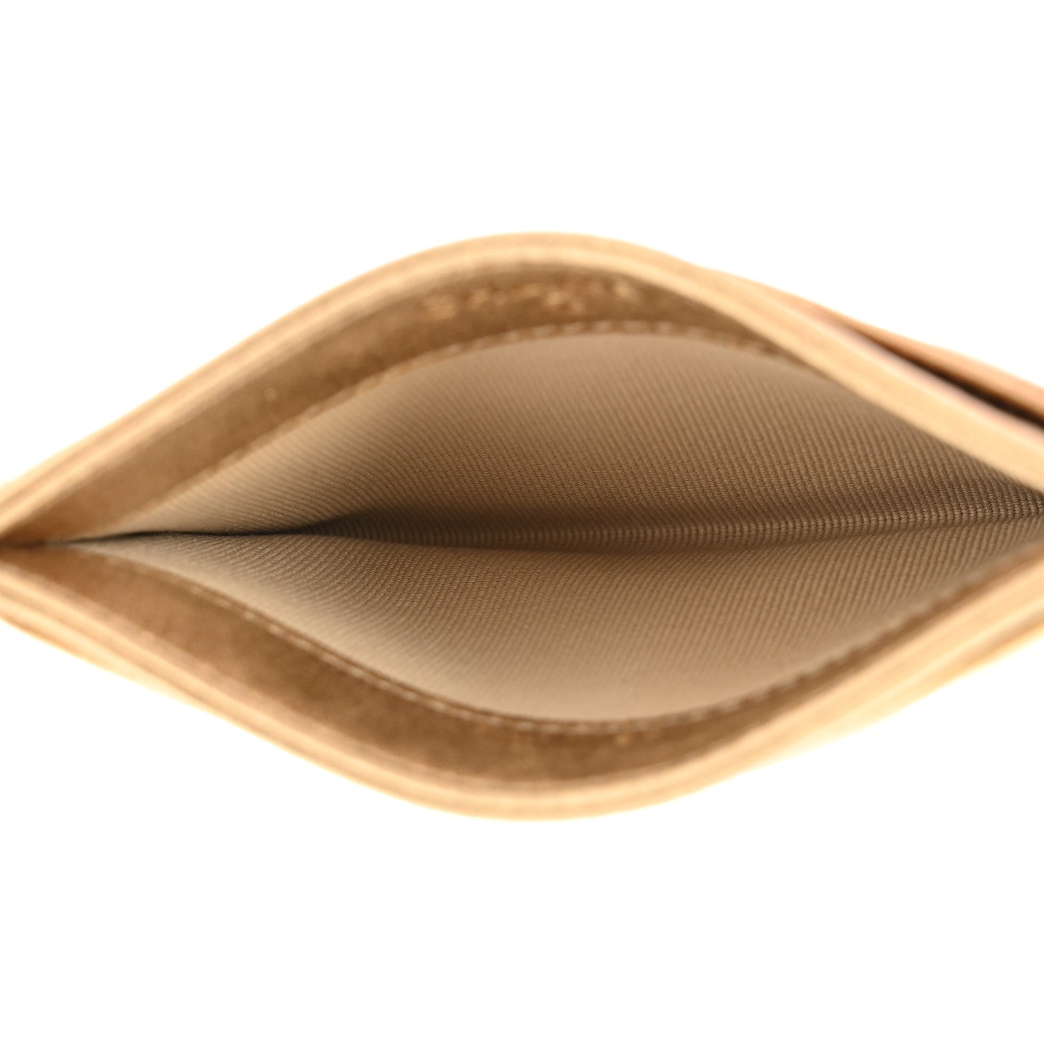 Chanel Metallic Lambskin Quilted CC Card Holder Gold 5 of 9