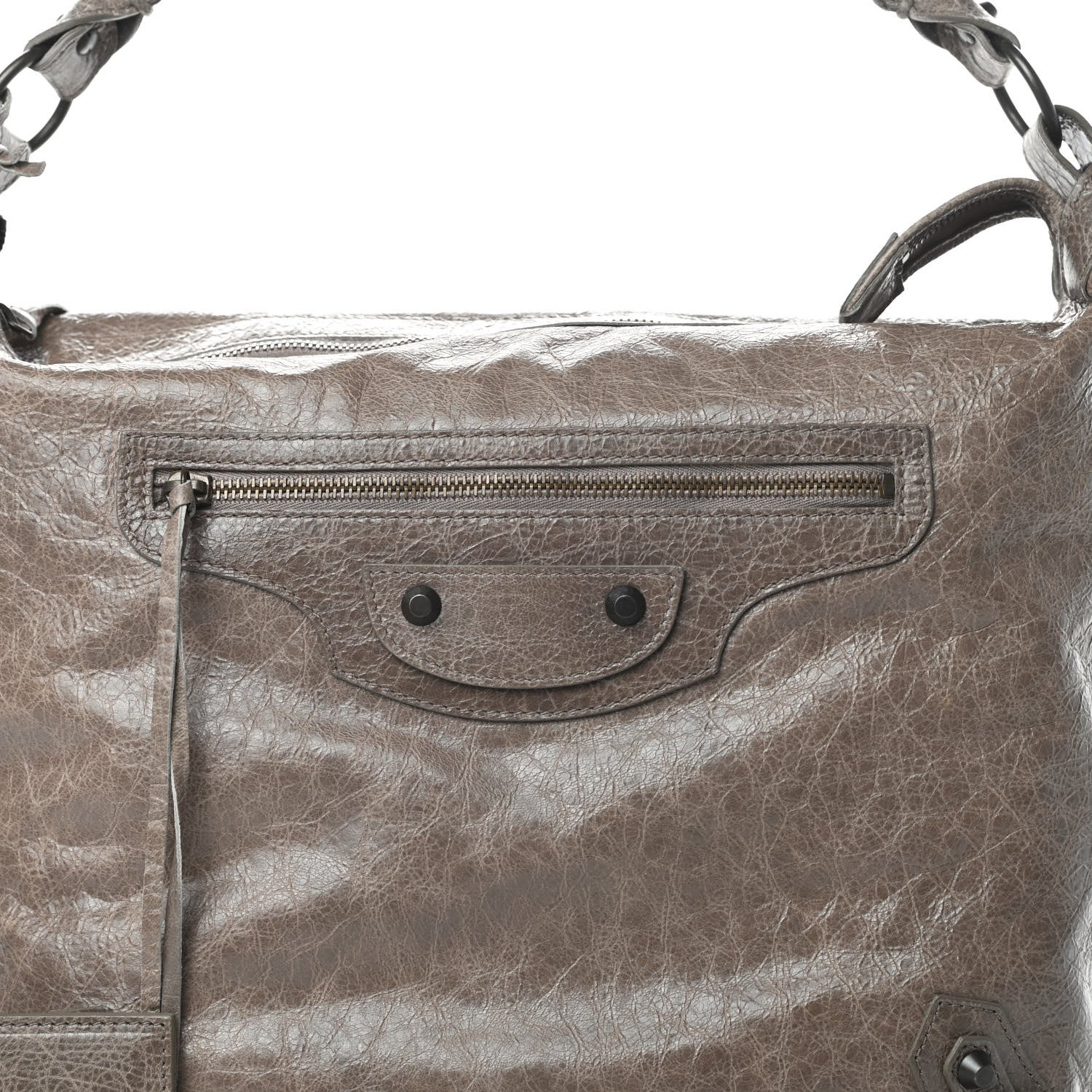 Balenciaga Agneau Classic Hardware Day Hobo Gris Poivre 8 of 11