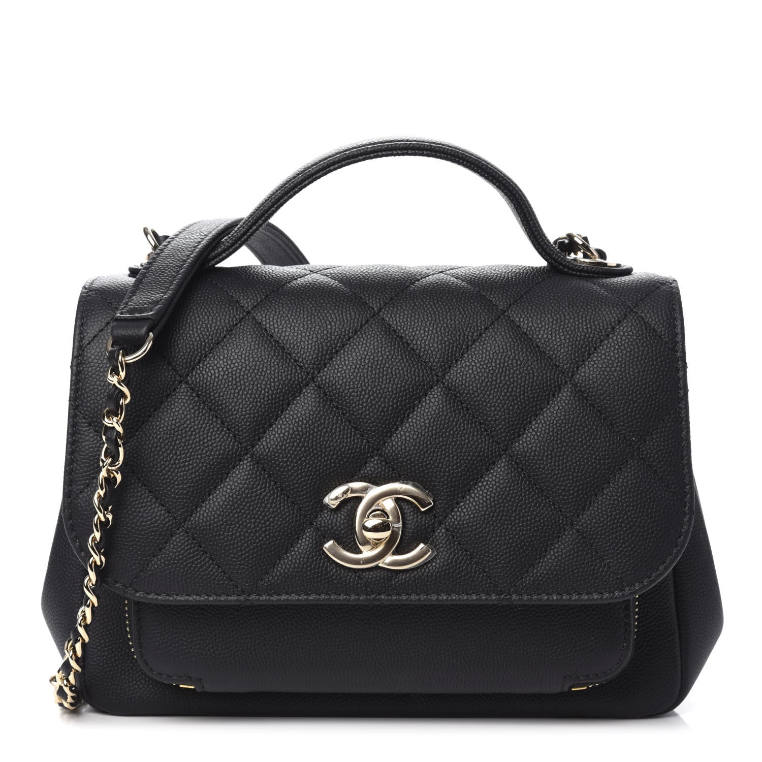 Chanel Caviar Quilted Small Business Affinity Flap Black 1 of 9