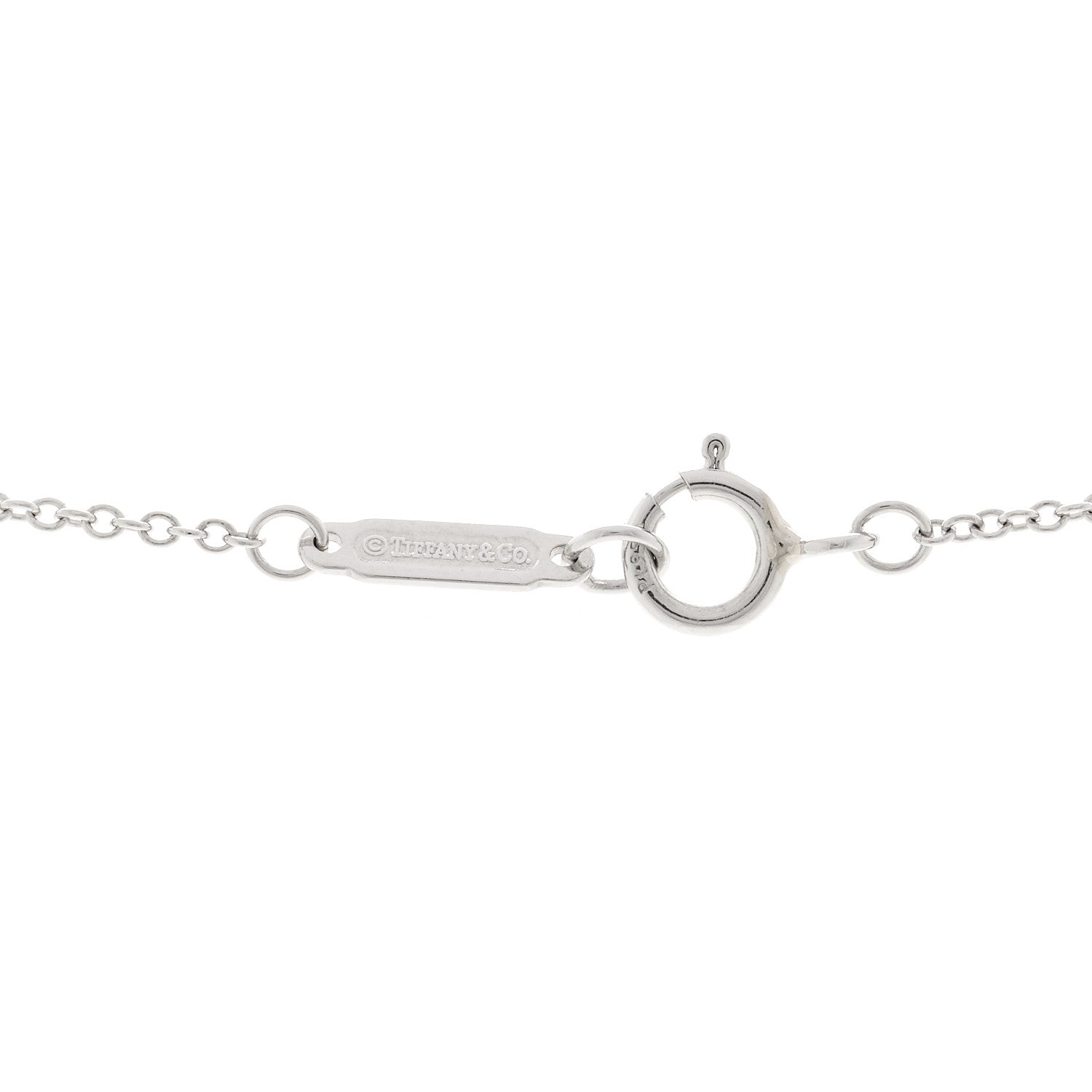 Tiffany Platinum 18K Yellow Gold Diamond Spessartine Paper Flowers Firefly Pendant Necklace 4 of 5