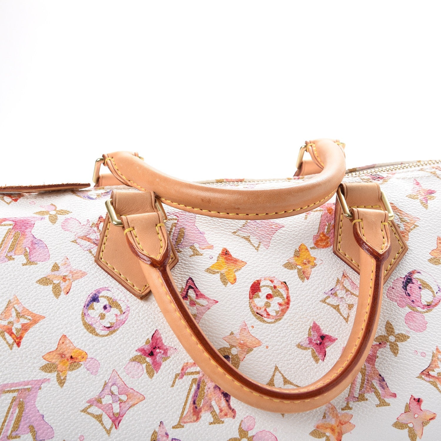 Louis Vuitton Watercolor Aquarelle Speedy 35 White 9 of 13