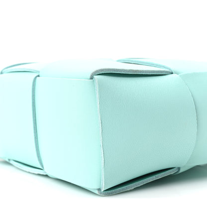 Bottega Veneta Grained Calfskin Maxi Intrecciato Mini Arco Tote Pale Blue 10 of 10