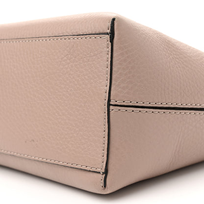 Valentino Garavani Grained Calfskin Small Rockstud Shoulder Tote Poudre 9 of 12