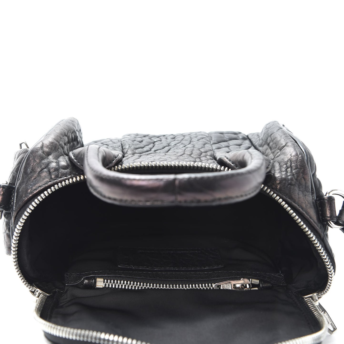 Pebbled Lambskin Mini Rockie Black Rhodium Hardware