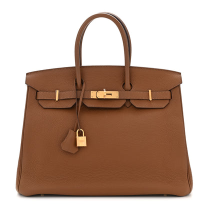 Hermes Togo Birkin 35 Alezan 1 of 10