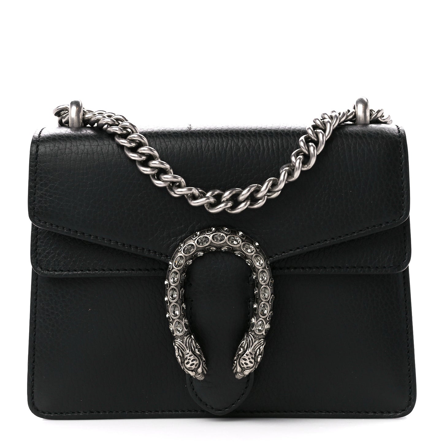 Calfskin Mini Dionysus Shoulder Bag Black