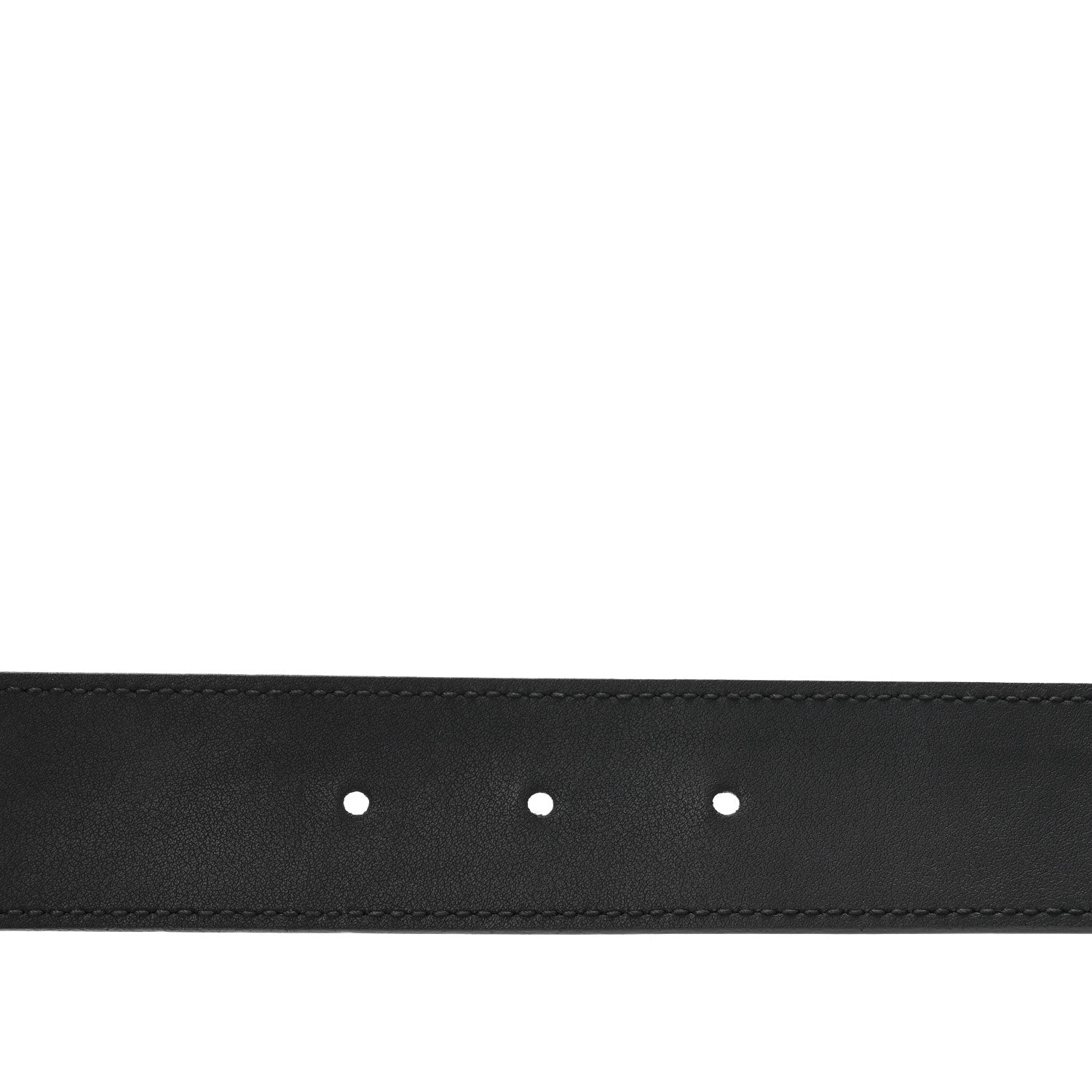 Gucci Calfskin Crystal Square G Madelyn Belt 90 36 Black 4 of 7