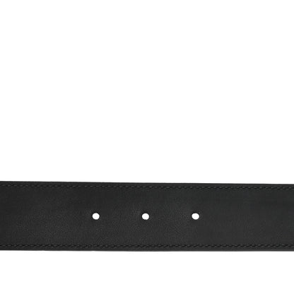 Gucci Calfskin Crystal Square G Madelyn Belt 90 36 Black 4 of 7