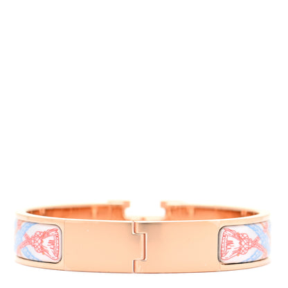 Hermes Enamel Narrow Grand Apparat Remix Multico Clic Clac H Bracelet PM Pastel Acidule 3 of 7