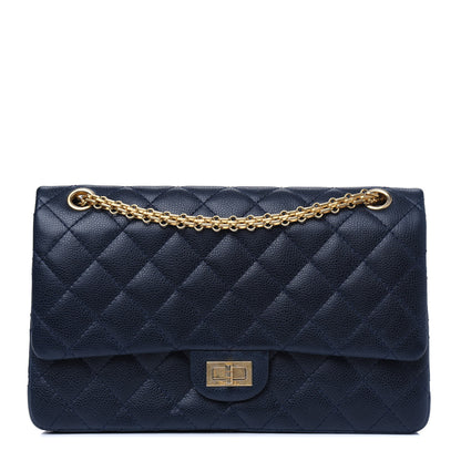 Chanel Caviar Quilted 2.55 Reissue 226 Flap Navy Blue 1 of 4