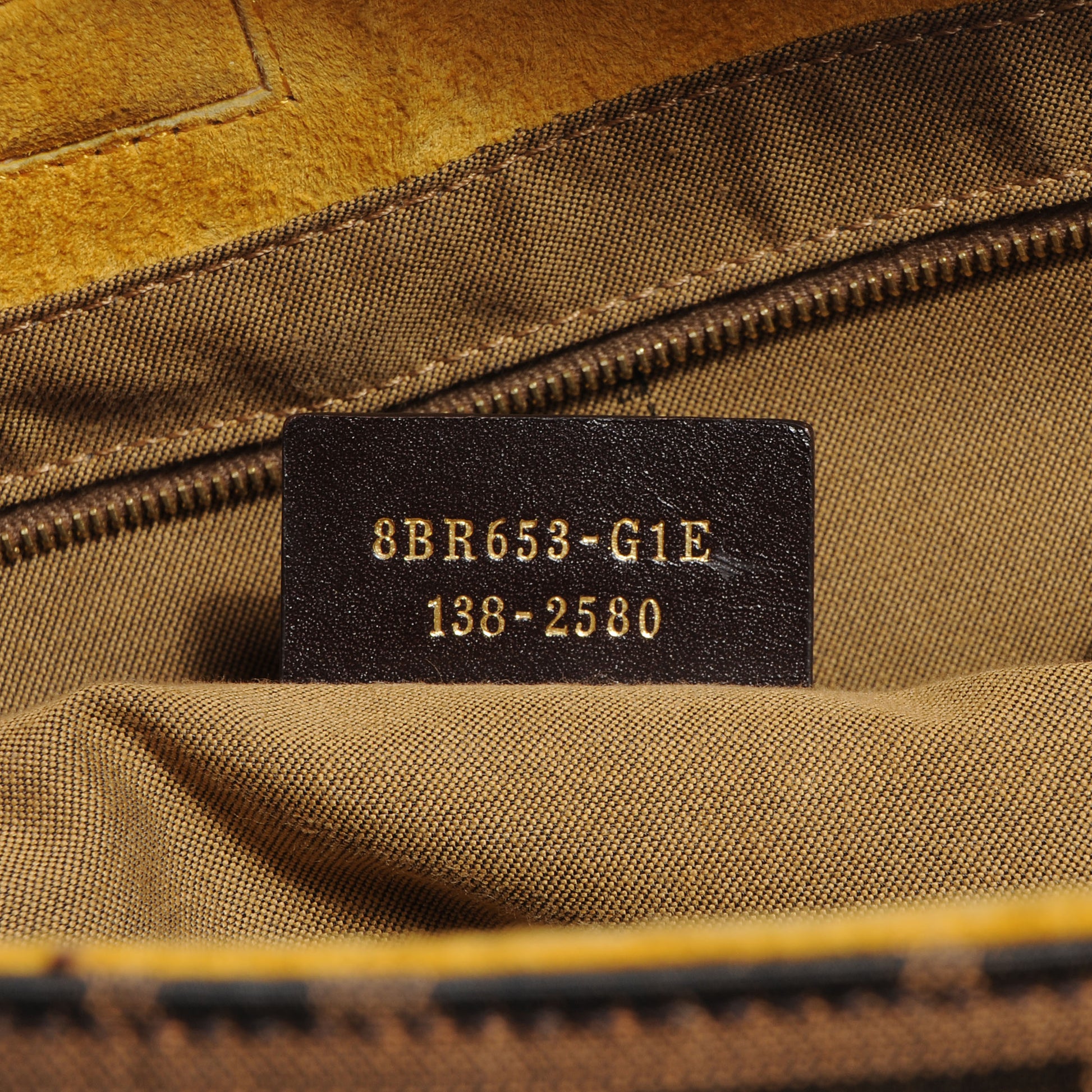 Fendi Zucca Large Hobo Tobacco 7 of 11