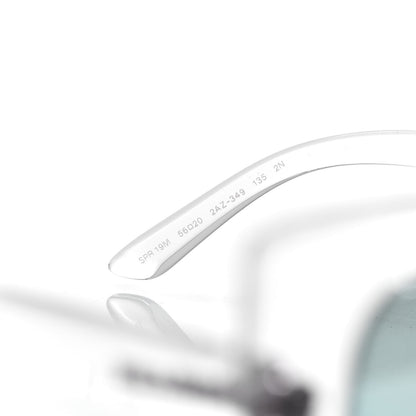 Prada Cat Eye Sunglasses SPR 19M Transparent Light Blue 5 of 8