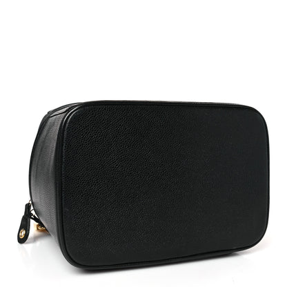 Chanel Caviar CC Vanity Train Case Black 4 of 9
