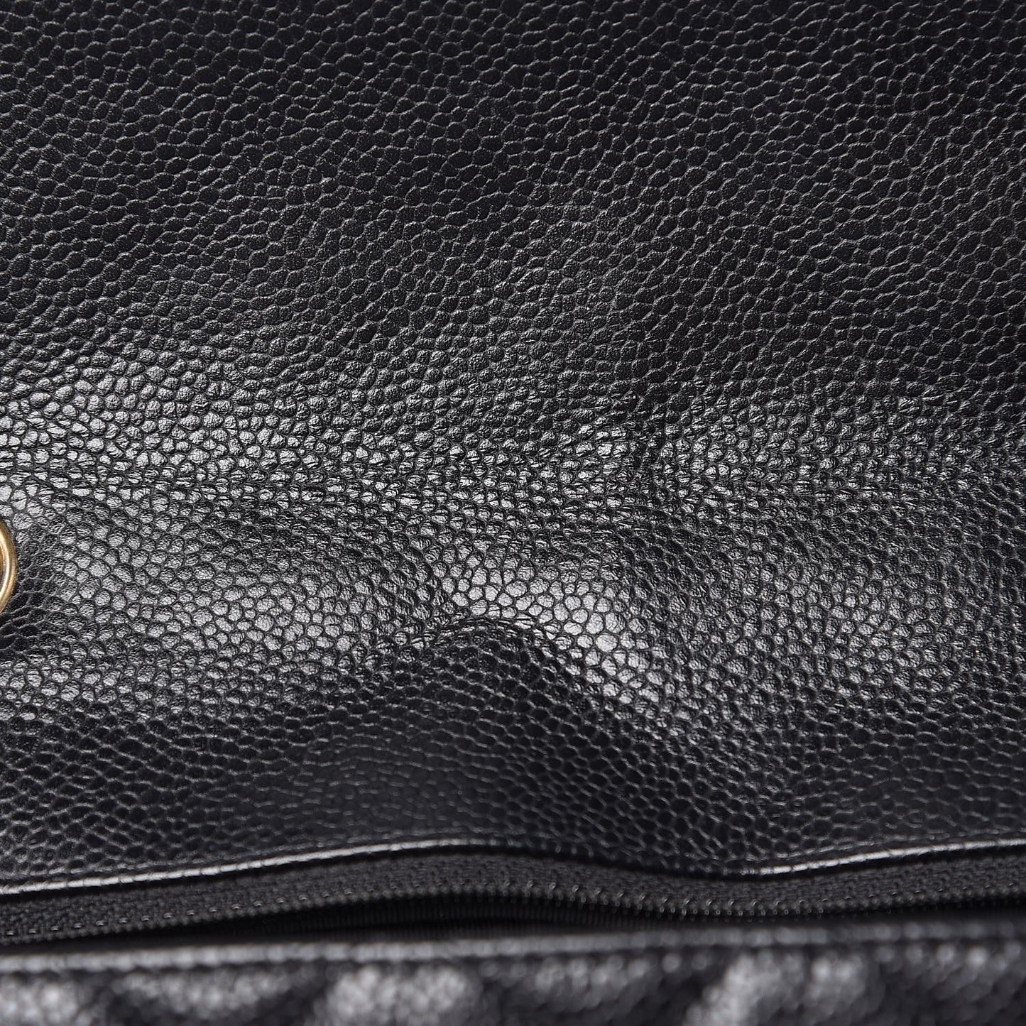 Caviar Quilted Jumbo Single Flap Black