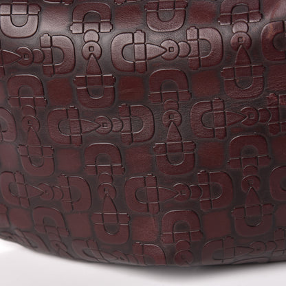 Gucci Calfskin Horsebit Embossed Glam Hobo Purple 13 of 14
