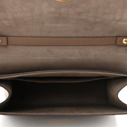 Fendi Vitello Century F is Fendi Bi-Color FF 1974 Embossed Kan I Shoulder Bag Maya Black 5 of 11