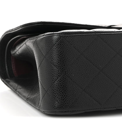Chanel Caviar Quilted Jumbo Double Flap Black 16 of 19