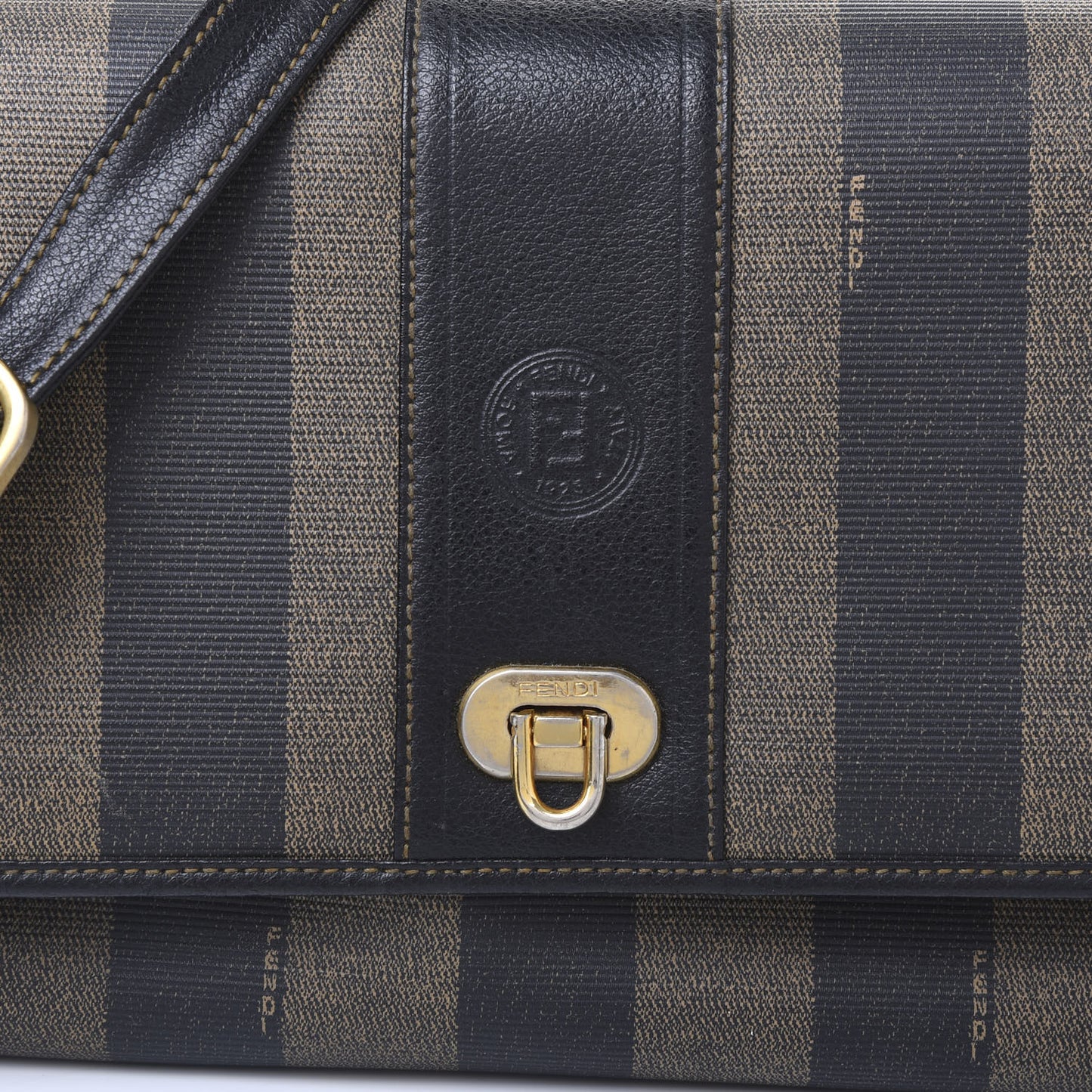 Calfskin Pequin Spalmati Crossbody Bag Tobacco
