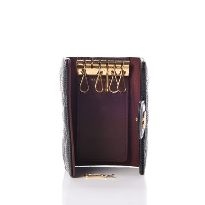 Chanel Caviar Quilted 6 Key Holder Black 5 of 8