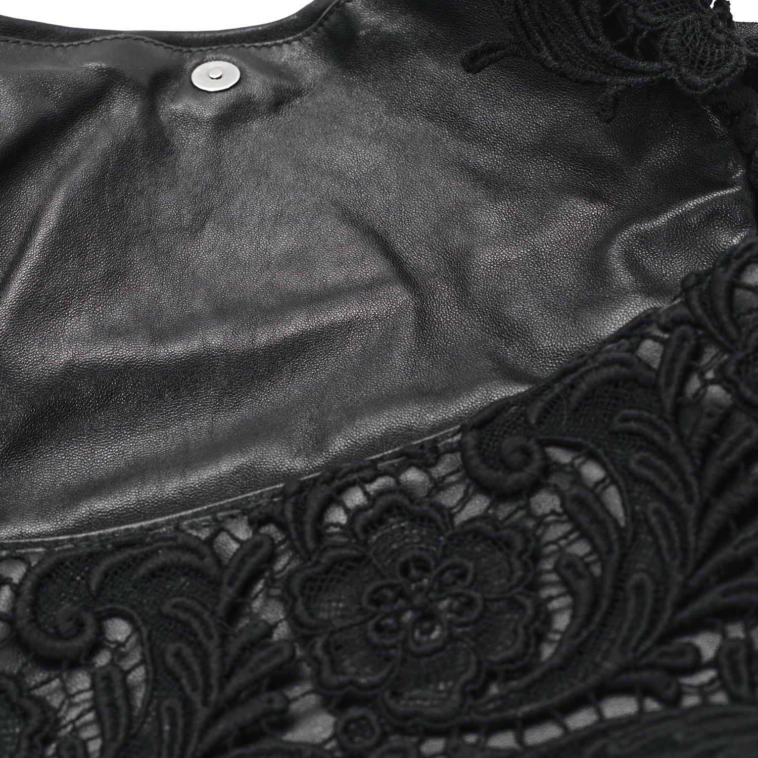 Prada Lace Pizzo S Baguette Black 13 of 13