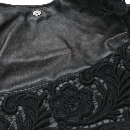 Prada Lace Pizzo S Baguette Black 13 of 13