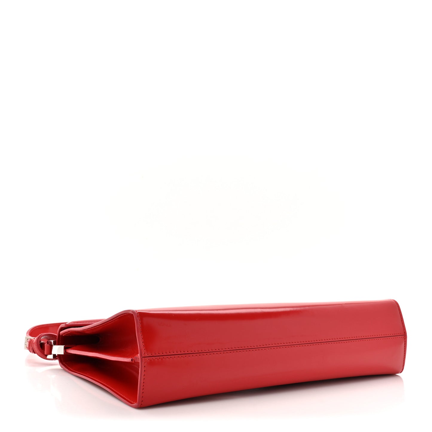 Master Lux Calfskin Horsebit Slim Shoulder Bag Beret Red