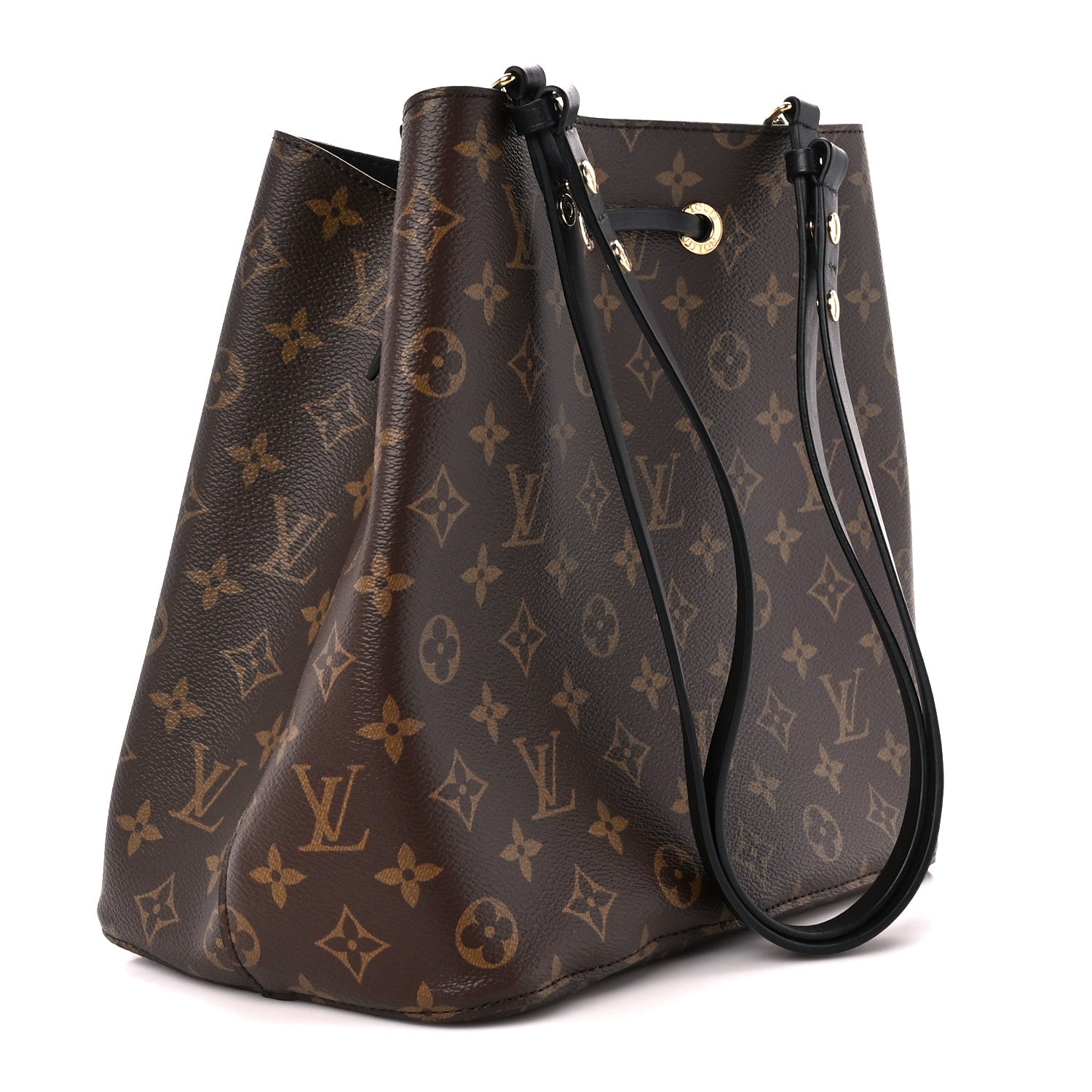 Louis Vuitton Monogram Neonoe MM Black 3 of 9