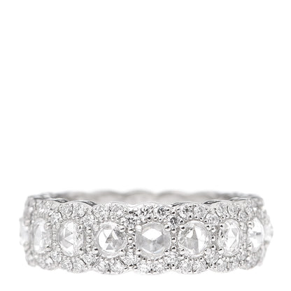 Tiffany Platinum Diamond Cobblestone Ring 52 6 1 of 5