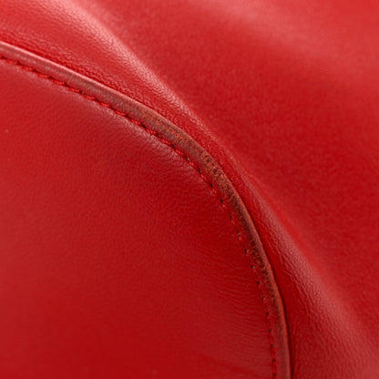 Chanel Lambskin CC Mania Backpack Red 11 of 12