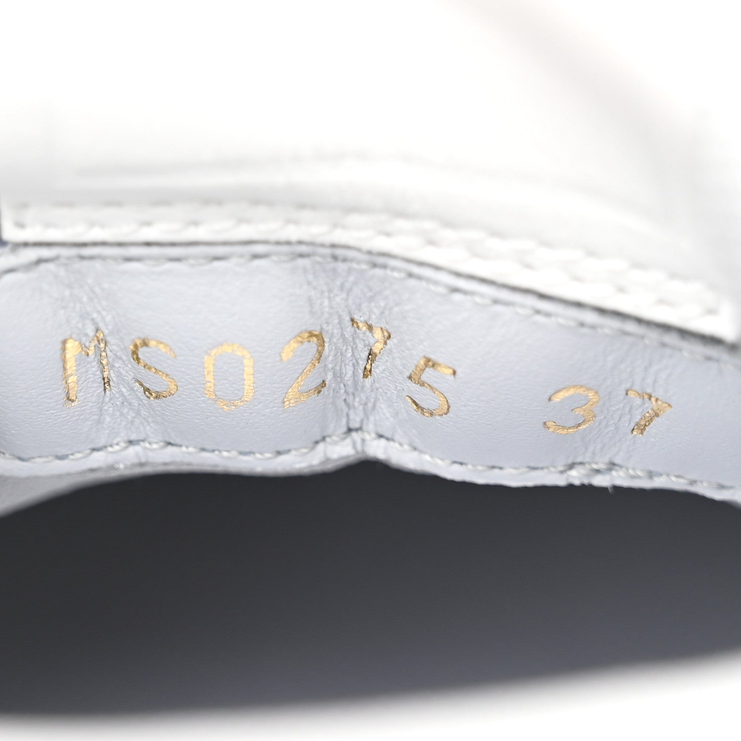 Louis Vuitton Grained Calfskin Womens LV Trainer Sneakers 37 White 10 of 10