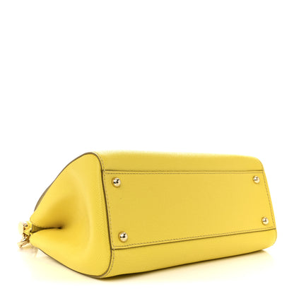 Dolce & Gabbana Dauphine Medium Miss Sicily Satchel Yellow 5 of 15