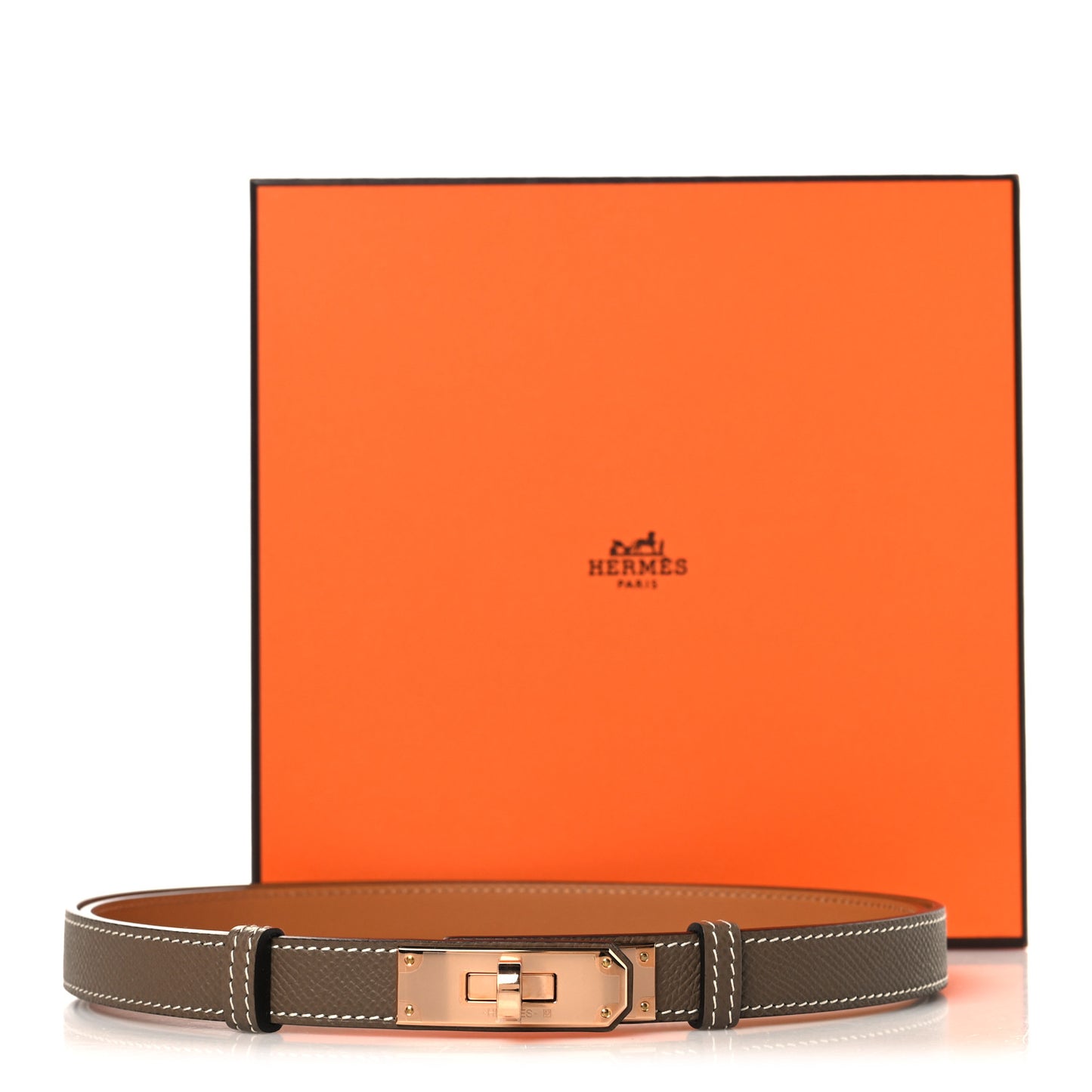 Epsom Kelly Belt Etoupe