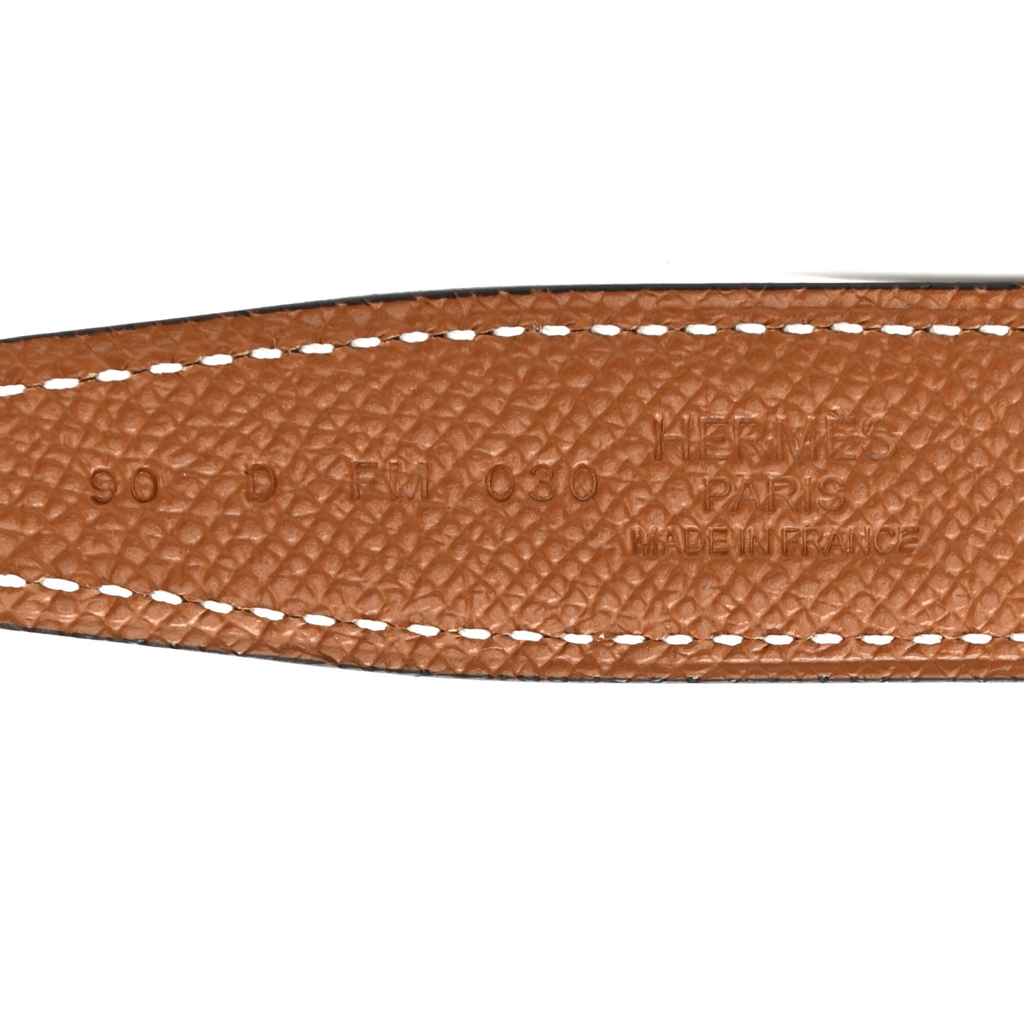 Swift Epsom 32mm Constance H Belt 90 Black Gold