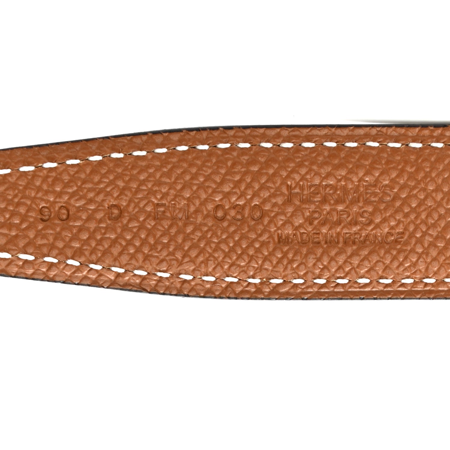 Hermes Swift Epsom 32mm Constance H Belt 90 Black Gold 3 of 6