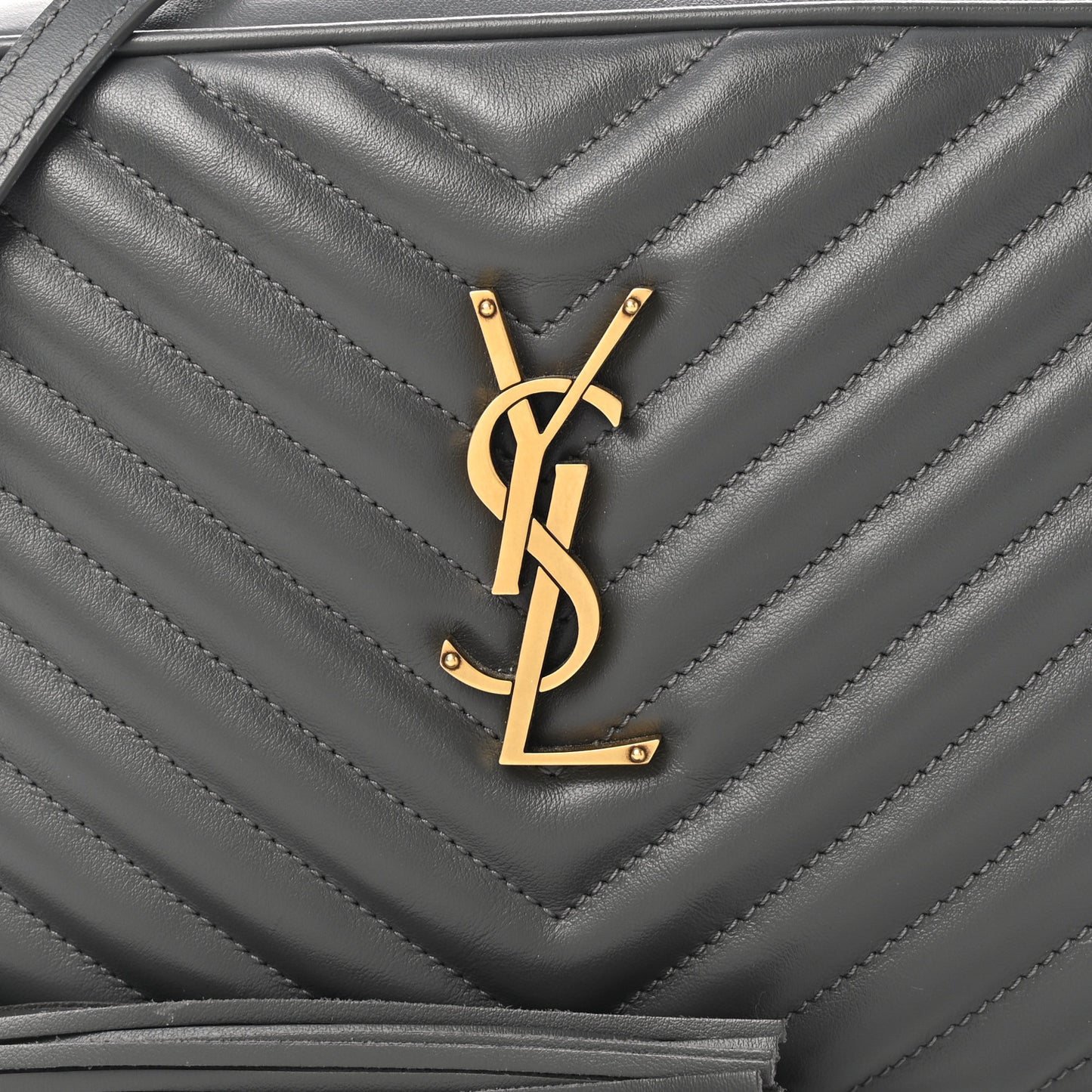 Calfskin Matelasse Monogram Lou Camera Bag Storm