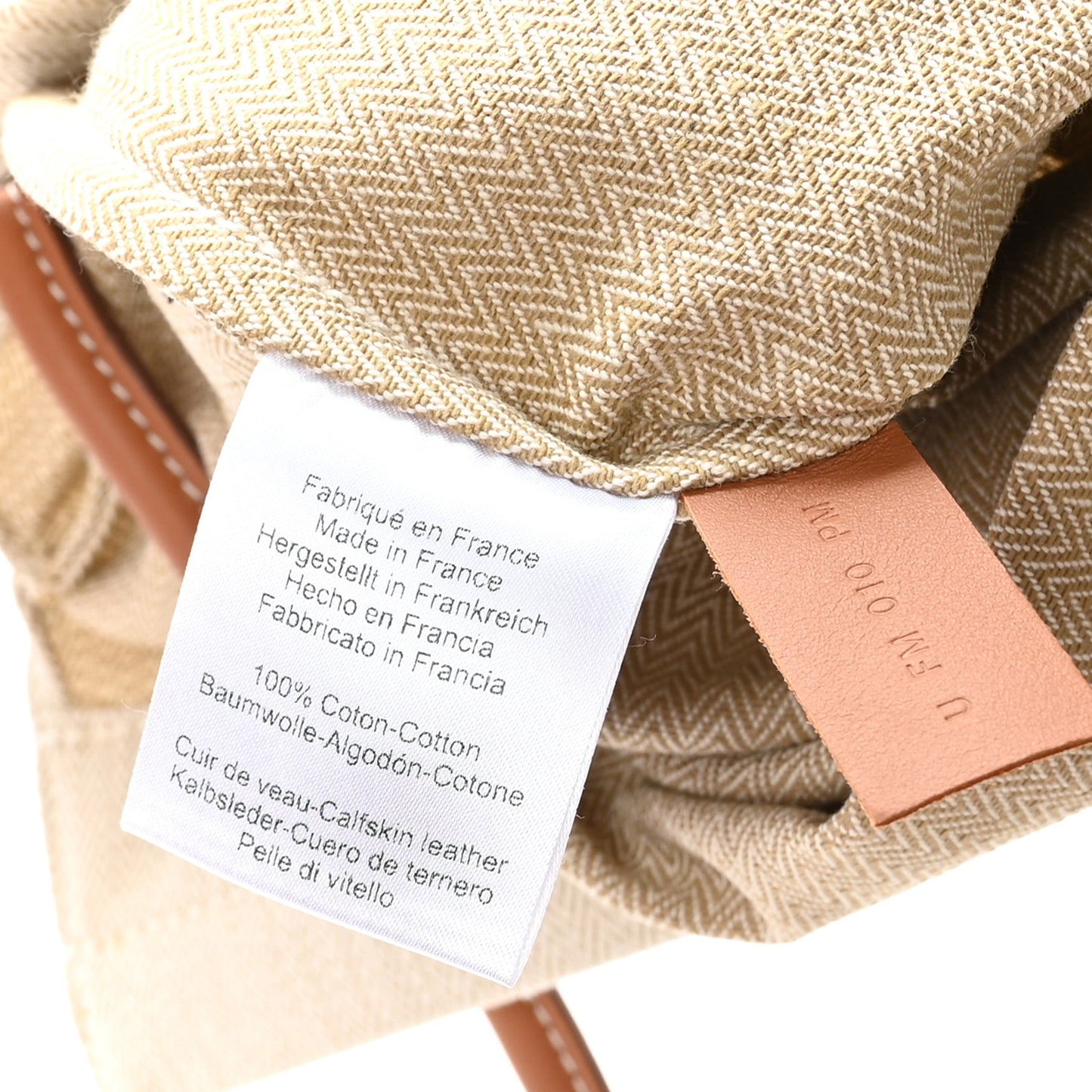 Canvas Swift Aline Grooming Bag Gold